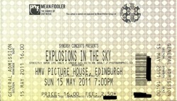 tags: Explosions in the Sky, Edinburgh, Scotland, United Kingdom, Ticket, The Picture House - Explosions in the Sky / Lichens on May 15, 2011 [655-small]