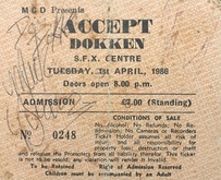 Accept / Dokken on Apr 3, 1986 [769-small]