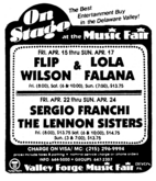sergio franchi / The Lennon Sisters on Apr 22, 1983 [073-small]