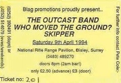 The Outcast Band / Who moved the ground? / Skipper on Apr 9, 1994 [286-small]