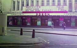 From 'Marko's Marillion Museum' (Facebook). Photo: Gary Uzzell. Photo restoration: David Richardson, Marillion / Pendragon on Mar 11, 1984 [518-small]