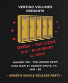 Greer / The Licks / 3LH / Blueberry / Al Nero on Jan 5, 2019 [519-small]