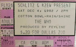 The Who / Billy Squier / Steelbreeze on Dec 4, 1982 [458-small]