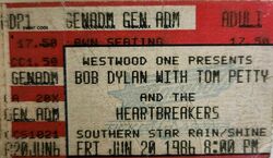 Bob Dylan / Tom Petty And The Heartbreakers on Jun 20, 1986 [548-small]