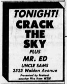 Crack The Sky / Mr. Ed on Mar 19, 1981 [967-small]