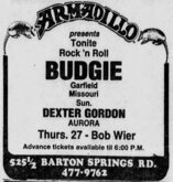 Budgie / Garfield / Missouri on Apr 15, 1978 [108-small]