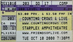 Counting Crows / Live on Oct 10, 2000 [755-small]
