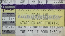 Pearl Jam / Supergrass on Oct 17, 2000 [758-small]