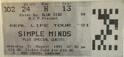 Simple Minds on Aug 21, 1991 [976-small]
