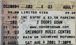 3 Doors Down / Seven Mary Three / Seven Channels on Aug 4, 2001 [250-small]