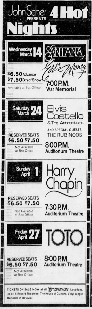 Aug 05, 1979: Journey / Santana / Thin Lizzy / Eddie Money