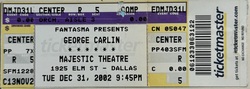 George Carlin on Dec 31, 2002 [604-small]
