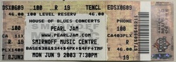 Pearl Jam / Sleater-Kinney / Idlewild on Jun 9, 2003 [609-small]