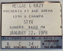 Styx / Sanford-Townsend Band on Jan 22, 1978 [652-small]