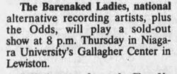 Barenaked Ladies / the odds on Feb 13, 1997 [845-small]