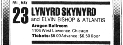 Lynyrd Skynyrd / Elvin Bishop / Atlantis on May 23, 1975 [893-small]
