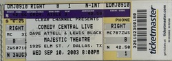 Dave Attell / Lewis Black on Sep 10, 2003 [949-small]