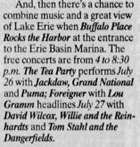 Foreigner / David Wilcox / Willie and the Reinhardts / Tom Stahl & the Dangerfields on Jul 27, 2003 [137-small]