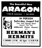 Herman's Hermits on Aug 3, 1968 [195-small]