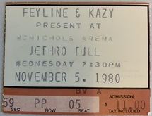 Jethro Tull  on Nov 5, 1980 [463-small]