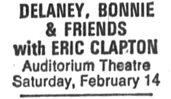 Delaney Bonnie & Friends / Eric Clapton on Feb 14, 1970 [203-small]