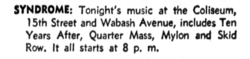Ten Years After / Quarter Mass / Skid Row / Mylan on Nov 20, 1970 [229-small]