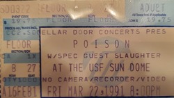 Great White / Poison / Slaughter on Mar 22, 1991 [407-small]