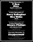 KISS / TRex / UFO / Hydra on Nov 8, 1974 [153-small]