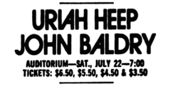 Uriah Heep / Long John Baldry on Jul 22, 1972 [323-small]