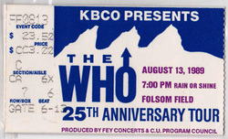 The Who on Aug 13, 1989 [385-small]