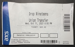 Ticket stub, tags: Ticket - Drop Nineteens / Hotline TNT on Apr 18, 2024 [934-small]