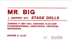 tags: Ticket - Mr. Big / The Stage Dolls on May 17, 1992 [992-small]