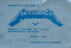 tags: Ticket - Metallica on Dec 7, 1992 [011-small]