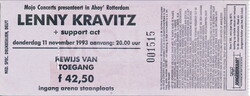 tags: Ticket - Lenny Kravitz, Blind Melon on Nov 11, 1993 [062-small]