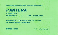 tags: Ticket - Pantera / downset. / The Almighty on Oct 12, 1994 [206-small]