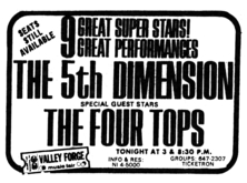 the 5th dimension / The Four Tops on Apr 29, 1974 [585-small]