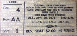 Elvis Costello & the Attractions / Rockpile / Mink Deville on Apr 25, 1978 [845-small]