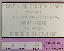 Sammy Hagar on Mar 20, 1983 [177-small]