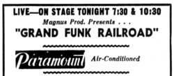 Grand Funk Railroad / Bloodrock on Jul 28, 1970 [179-small]