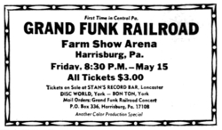 Grand Funk Railroad on May 15, 1970 [182-small]