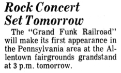 Grand Funk Railroad / Big City Music Band / Steam Machine on Jul 19, 1970 [189-small]
