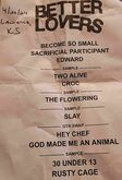 Better Lovers / SeeYouSpaceCowboy / Foreign Hands / Greyhaven on Apr 20, 2024 [736-small]