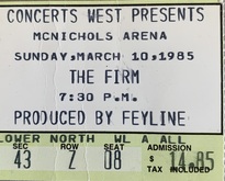 The Firm on Mar 10, 1985 [198-small]
