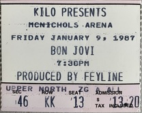 Bon Jovi / Cinderella on Jan 9, 1987 [294-small]