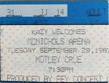 Mötley Crüe / Whitesnake on Sep 29, 1987 [322-small]