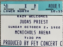 Judas Priest / Slayer on Oct 2, 1988 [386-small]