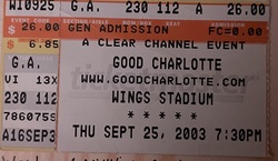 Good Charlotte / New Found Glory / Less Than Jake on Sep 25, 2003 [736-small]