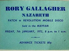 Rory Gallagher / Nazareth on Jan 7, 1972 [744-small]