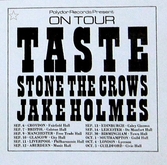 Taste / Stone The Crows / Jake Holmes on Oct 5, 1970 [030-small]
