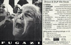 Fugazi / Sweet Baby / Stabilizer / Subject / Ska-Face on May 6, 1989 [072-small]